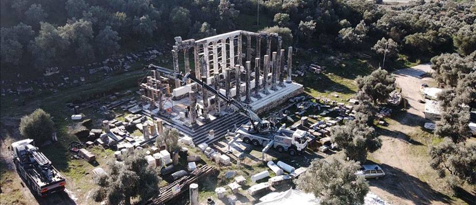 Zeus Lepsynos Tapınağı restorasyonun tamamlanmasıyla eski ihtişamına kavuşacak - Lesen Sie die Nachrichten?>