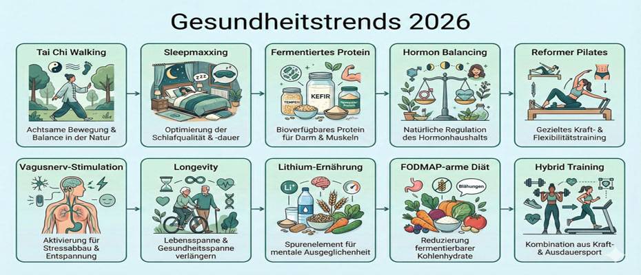 Die größten Gesundheitstrends 2026: Diese Themen prägen das neue Jahr - Lesen Sie die Nachrichten