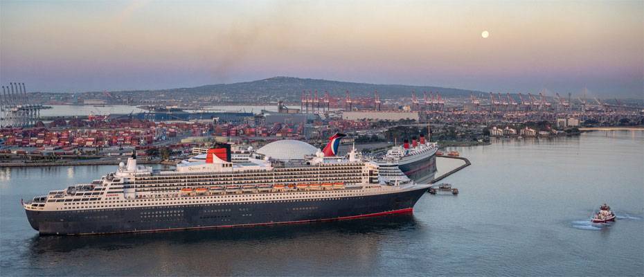 Queen Mary 2 reunites with historic Queen Mary off Long Beach - Lesen Sie die Nachrichten?>