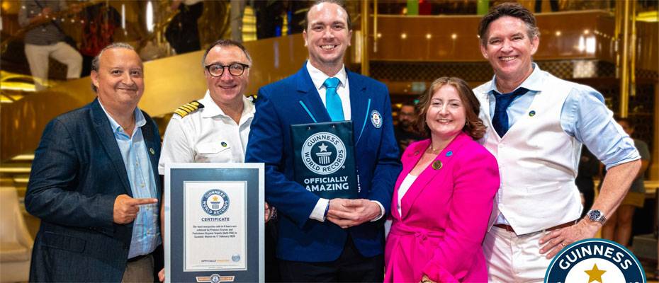 Princess Cruises sets Guinness World Record for margarita sales - Read the News