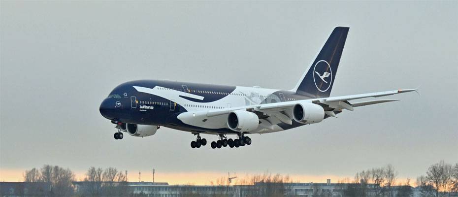 Lufthansa A380 unveiled with XXL crane for 100th anniversary - Lesen Sie die Nachrichten?>