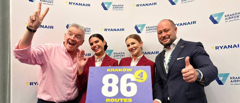 Ryanair expands Kraków base with three additional aircraft for summer 2026 - Lesen Sie die Nachrichten?>
