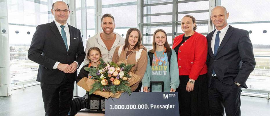 München begrüßt einmilliardsten Passagier - Lesen Sie die Nachrichten