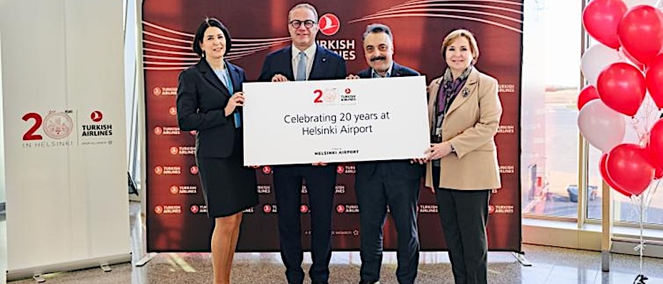 Turkish Airlines marks 20 years in Finland - Lesen Sie die Nachrichten?>