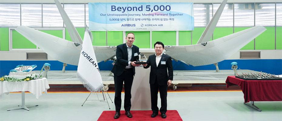 Korean Air liefert 5.000sten Sharklet für Airbus A320-Familie aus - Lesen Sie die Nachrichten