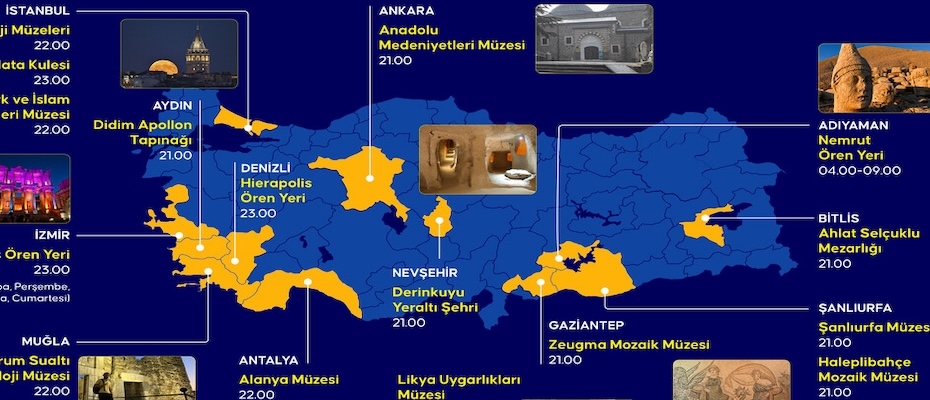 Geceleri acık olan ören yerleri - Haberi Oku