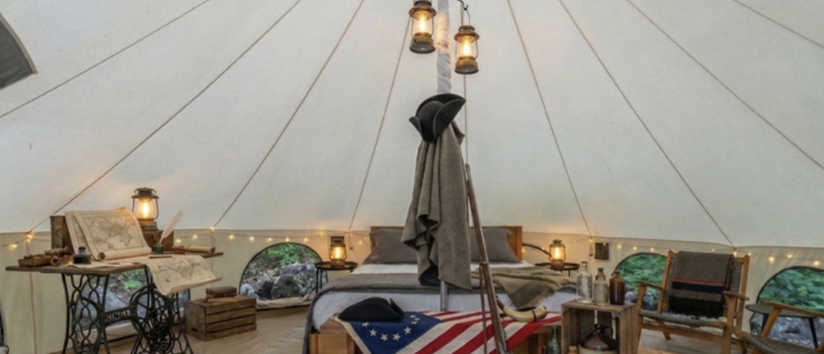 Revolutionäres Glamping in den Blue Ridge Mountains in Virginia - Lesen Sie die Nachrichten