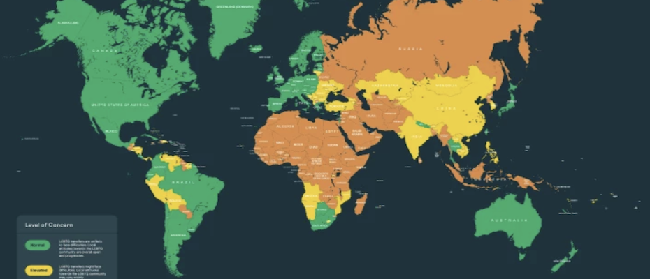 LGBTQ Risk Map 2026 zeigt mehr Länder mit erhöhtem Risiko - Lesen Sie die Nachrichten