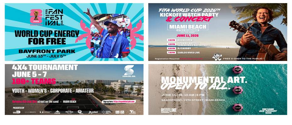 Miami startet umfangreiches Veranstaltungsprogramm zur Fußball-WM 2026 - Lesen Sie die Nachrichten