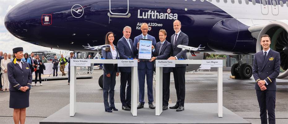 Airbus and Lufthansa Group mark 50 years of partnership with new cooperation agreements - Lesen Sie die Nachrichten?>