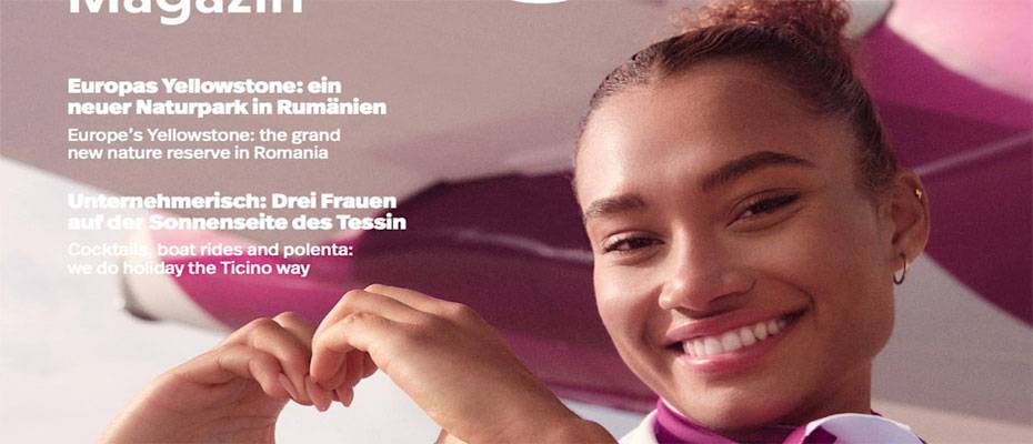 Eurowings widmet GNTM-Gewinnerin Aurélie das Cover des Bordmagazins - Lesen Sie die Nachrichten