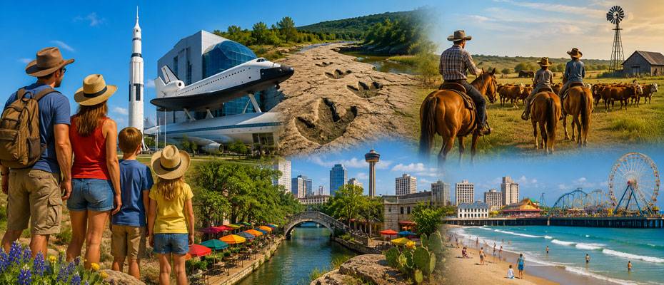 Texas begeistert Familien mit Cowboys, NASA und Dinosauriern - Lesen Sie die Nachrichten