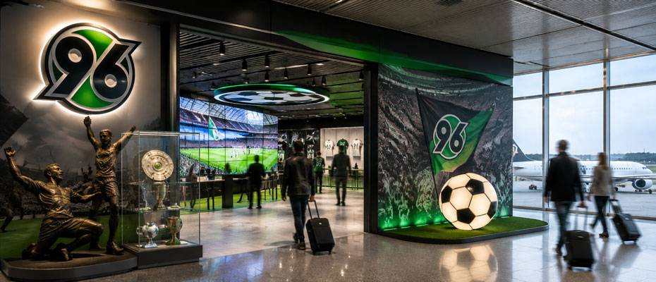 Hannover Airport eröffnet Gate 96 für Hannover 96 - Lesen Sie die Nachrichten