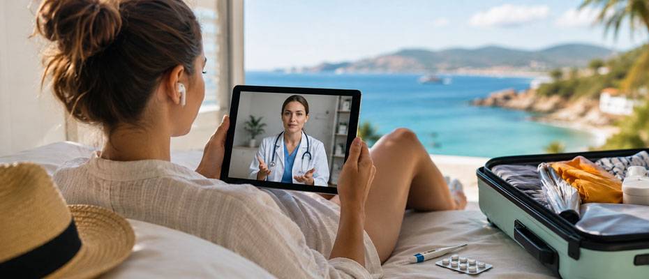 Deutsche Reisende nutzen im Ausland deutlich häufiger Videosprechstunden - Lesen Sie die Nachrichten