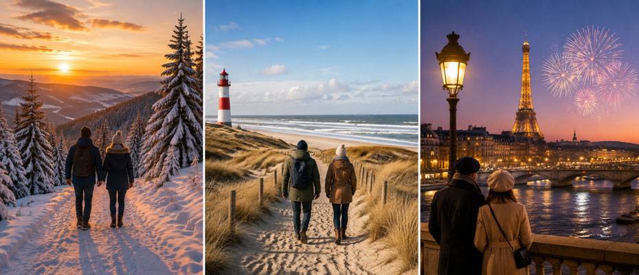 Silvester zu Fuß: Wanderreisen von der Nordsee bis Paris - Lesen Sie die Nachrichten