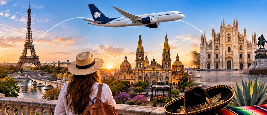 Mexiko: Aeroméxico startet Direktflüge nach Paris und Mailand - Lesen Sie die Nachrichten