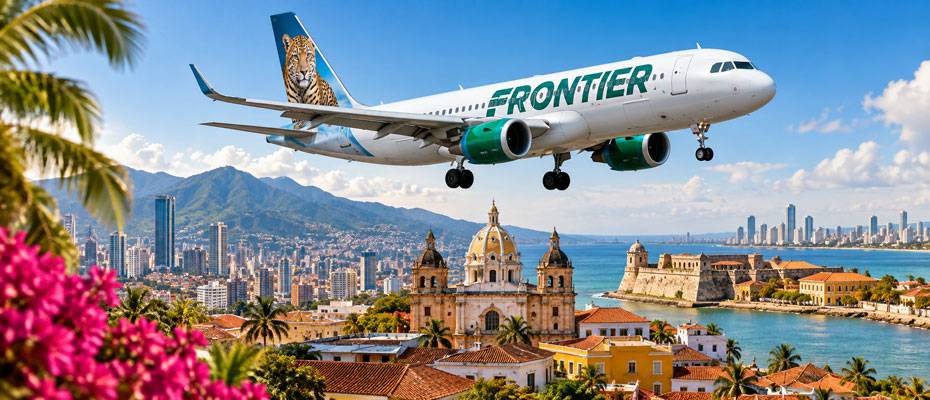 Frontier aterriza en Colombia con nuevas rutas desde Orlando - Leer las noticias