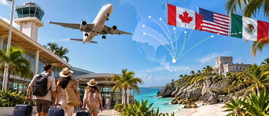 México: Tulum recupera siete conexiones aéreas con Canadá y Estados Unidos - Leer las noticias