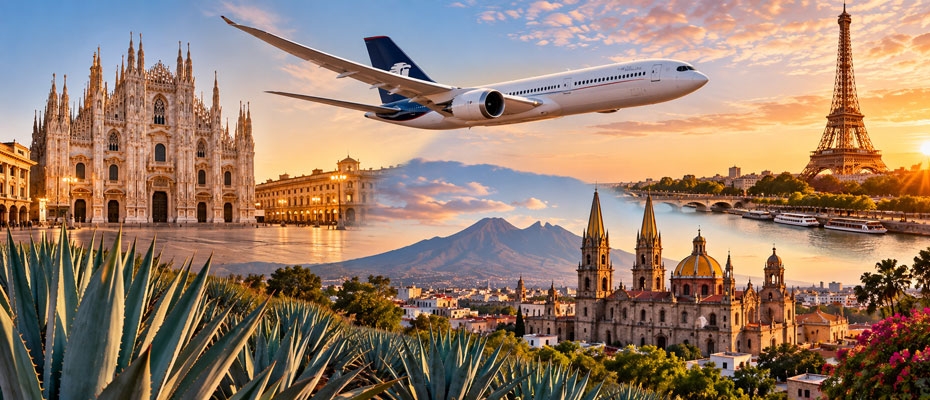 Aeroméxico ampliará sus conexiones con Europa desde Italia y Francia - Leer las noticias