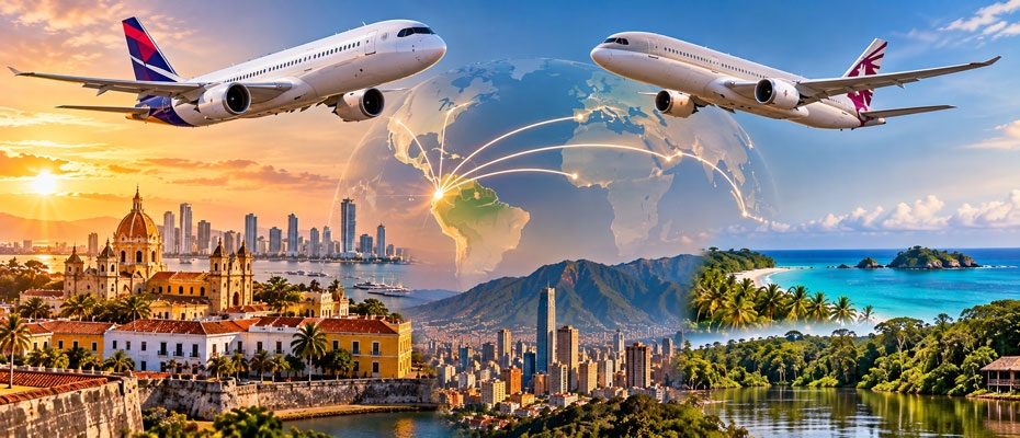 LATAM y Qatar Airways conectarán 17 destinos colombianos con su red internacional - Lesen Sie die Nachrichten?>