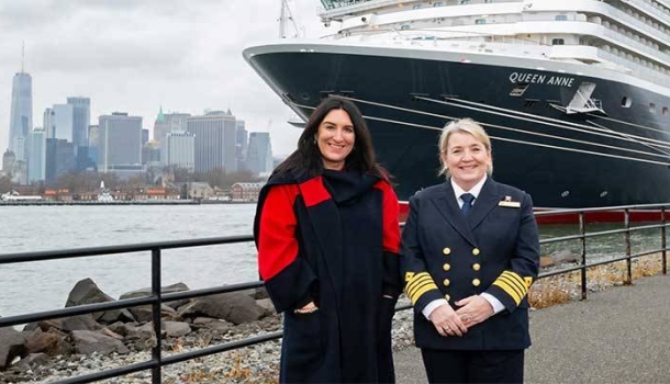 Cunard's new ship Queen Anne makes North American debut in New York