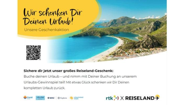 RTG startet großes Urlaub-Gewinnspiel für die Hauptbuchungsphase