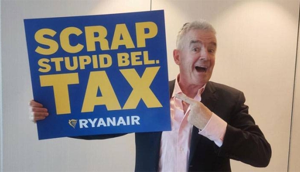 Belçika yolcu vergilerini artırınca Ryanair Brüksel trafiğini azaltıyor