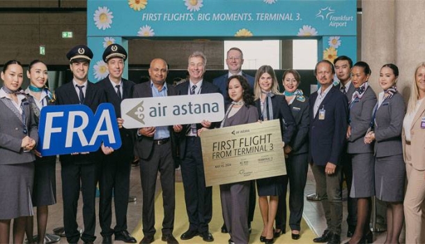 Air Astana startet ab sofort im neuen Terminal 3 in Frankfurt