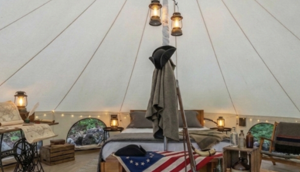 Revolutionäres Glamping in den Blue Ridge Mountains in Virginia - Lesen Sie die Nachrichten