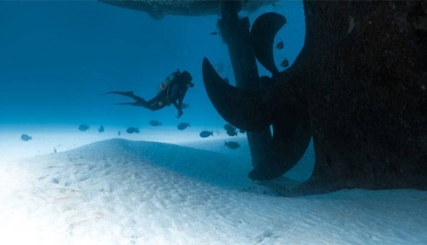 Versenkter Thunfischfrachter wird neues Taucherparadies im Noonu-Atoll