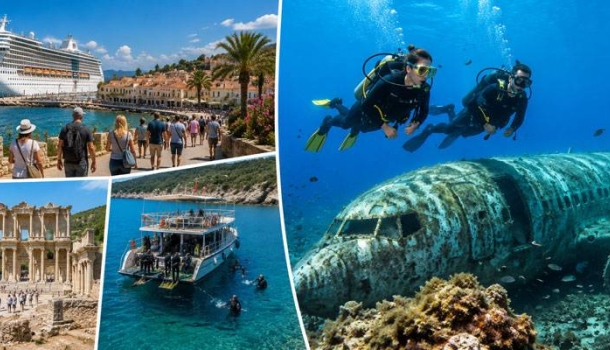 Kuşadası verbindet Kreuzfahrttourismus mit Taucherlebnissen in der Ägäis - Lesen Sie die Nachrichten